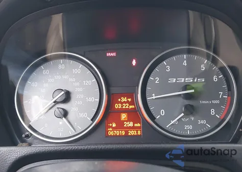 2012 BMW 335Is from USA, damaged, VIN WBAKG1C59CE839974